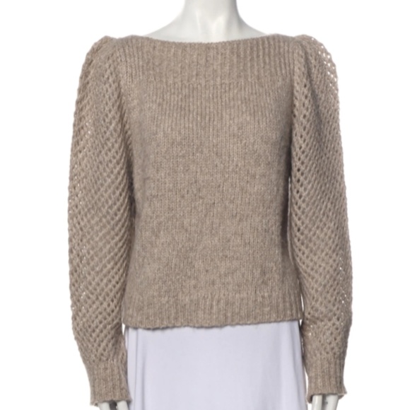 LoveShackFancy Bateau Neckline Sweater